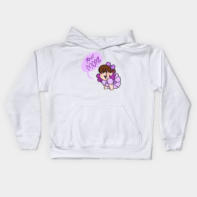 Your MOM Kids Hoodie by BefishProductions